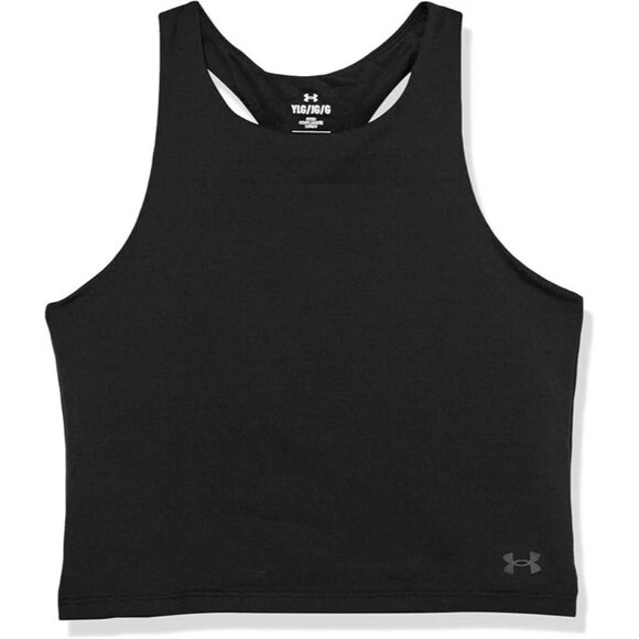 Under Armour Other - Under Armour Sports Tank Top Youth Girls Size Large Black Racerback Sports